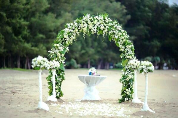 Toronto Wedding Rental Silk Flower Arch