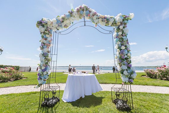 Arches Flower Wall - flower arch company Toronto