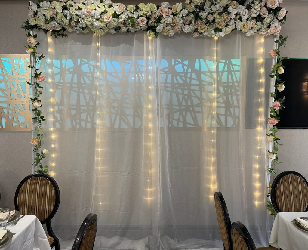 White-Rose-Silk-Bachdrop-kingston-Wedding-Rental-flower-arch-1024x831