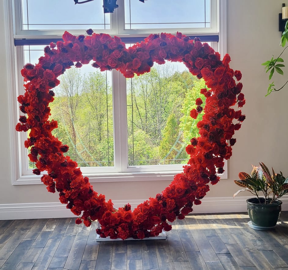 bracebridge wedding flower arch