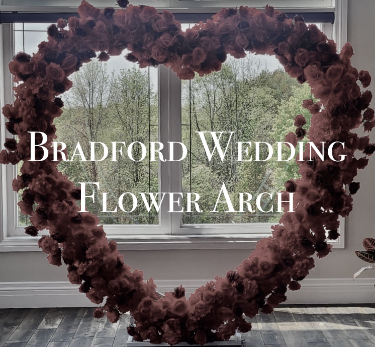 bradford wedding flower arches comapny