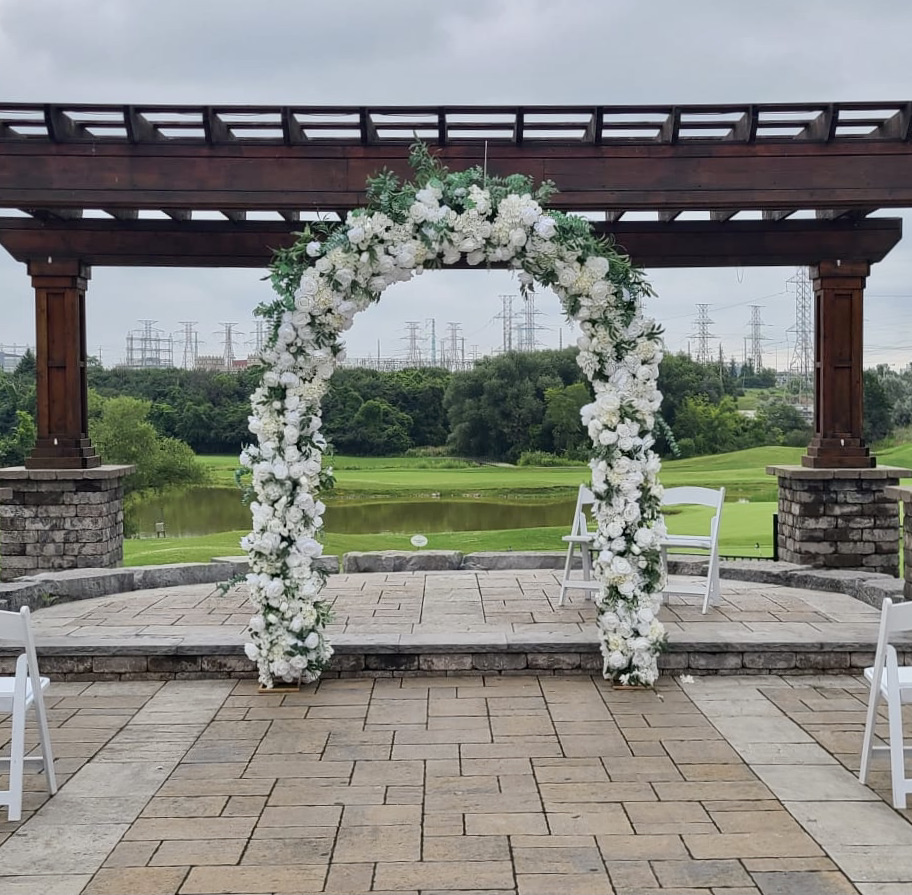 uxbridge flower arch rental for weddings