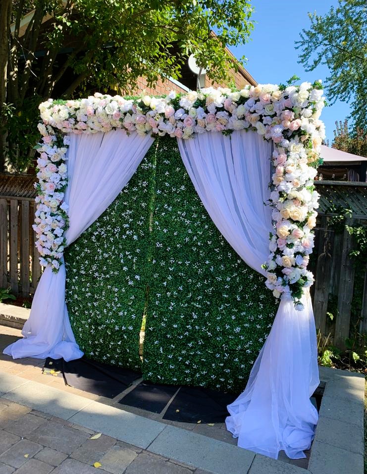 Wedding Decor Rental Ideas: Flower Arch in Waterloo