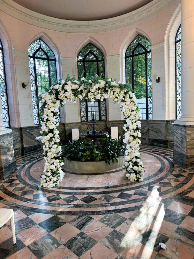 Burlington Flower Arch for Weddings