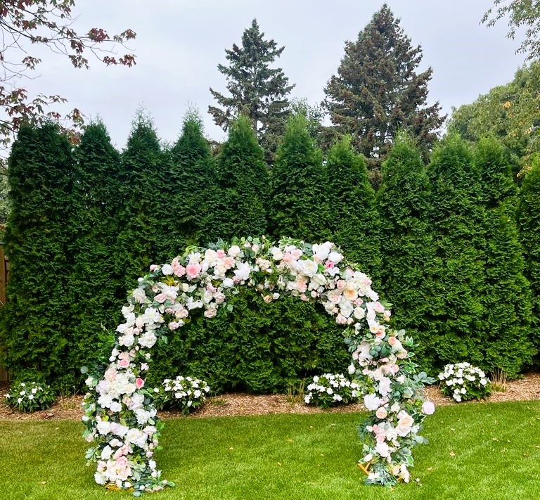 Wedding Decor Rental Ideas: Flower Arch in Kitchener