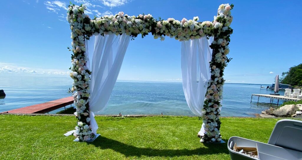 Cambridge Wedding Flower Arch Ideas