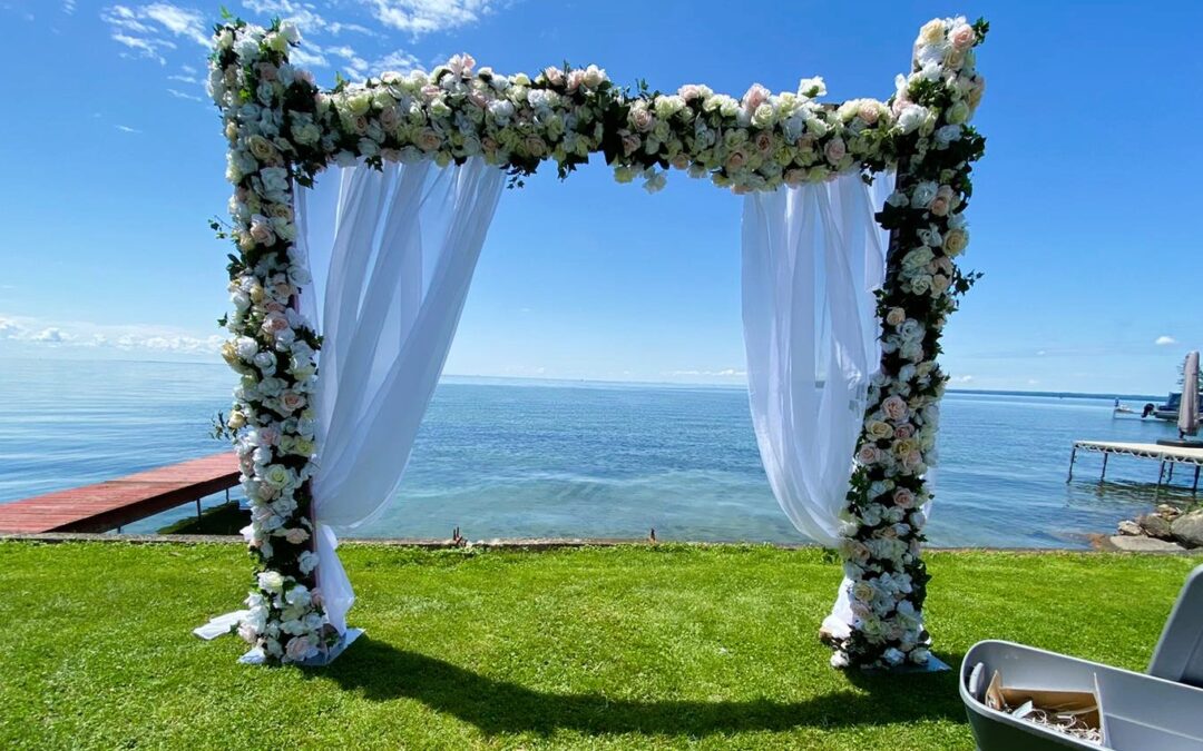 Cambridge Wedding Flower Arch Ideas