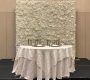 white-champagne-flower-walls-rental